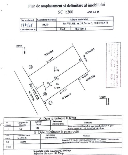 Viilor, proprietate stradala, ideala pentru afaceri sau rezidential